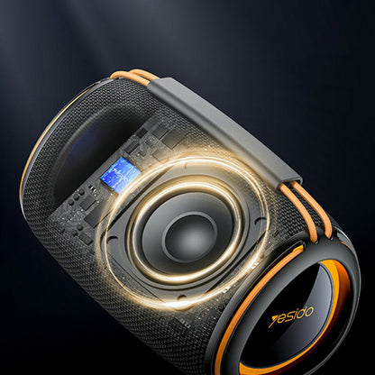 Prijenosni Bluetooth zvučnik Yesido YSW39, 20W, TWS, RGB, Crni