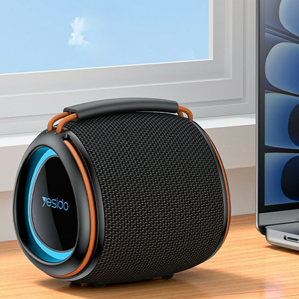 Prijenosni Bluetooth zvučnik Yesido YSW40, 8W, RGB, Crni