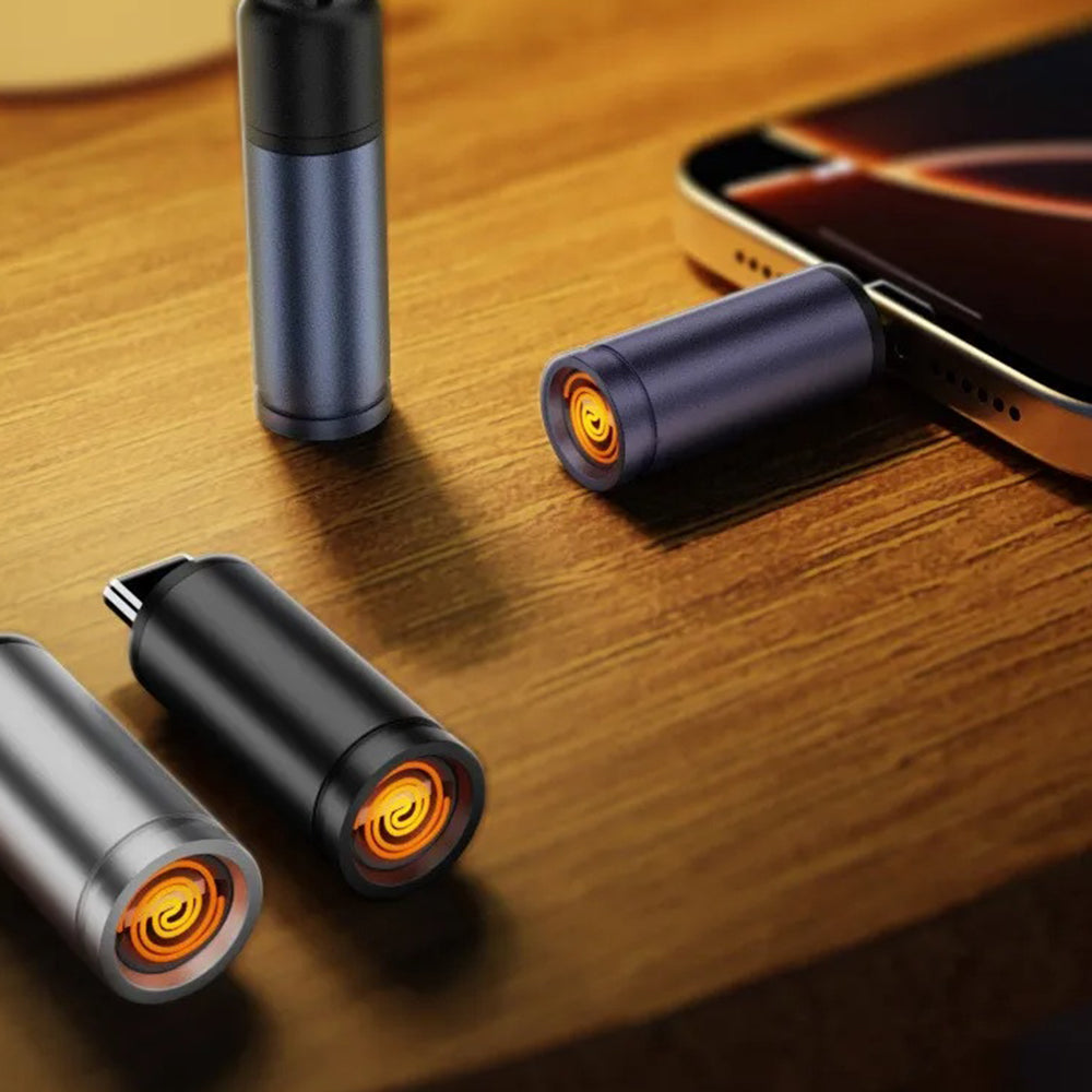 Električni upaljač Techsuit SmokeX ML1, USB-C, Sivi