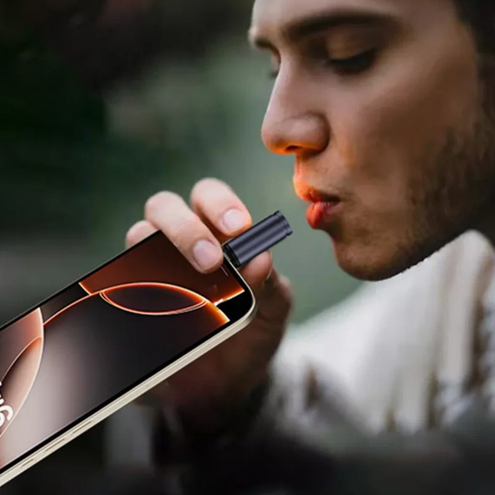 Električni upaljač Techsuit SmokeX ML1, USB-C, Sivi