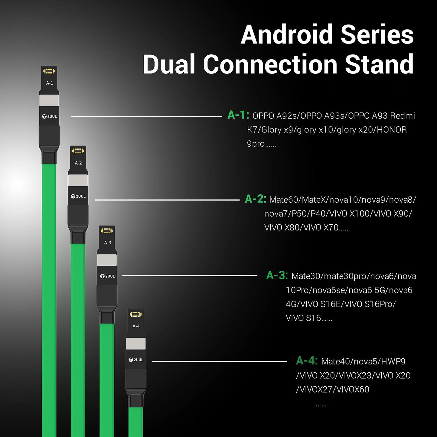 Kabel za napajanje 2UUL PW02 za Apple iPhone / Android seriju