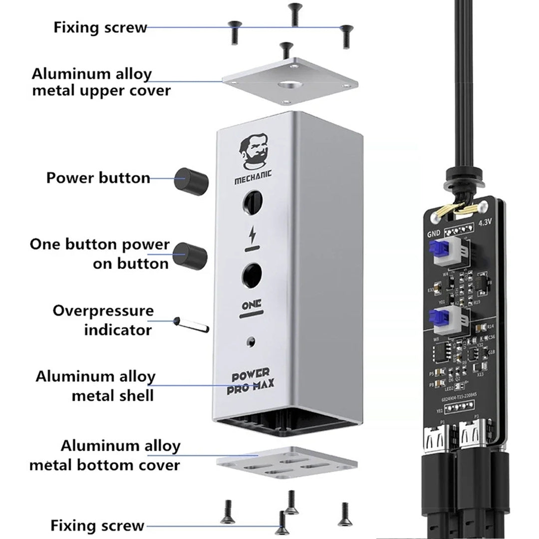 Napajajući kabel Mechanic Power Pro Max za Apple iPhone 6 - 13 Pro Max serije