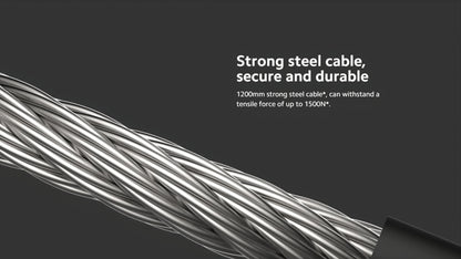 Xiaomi protuprovalni kabel za električni romobil, crni BHR6751GL