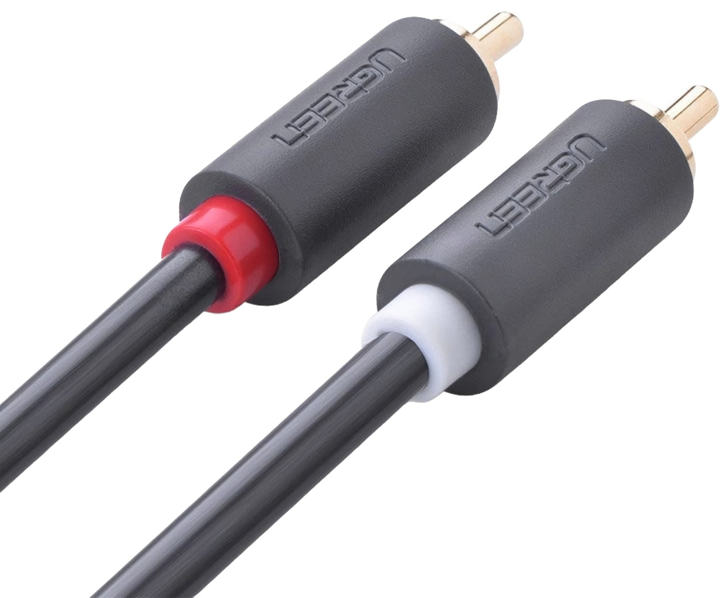 Audio kabel UGREEN AV104, 2 x RCA - 2 x RCA, 5m, Crni