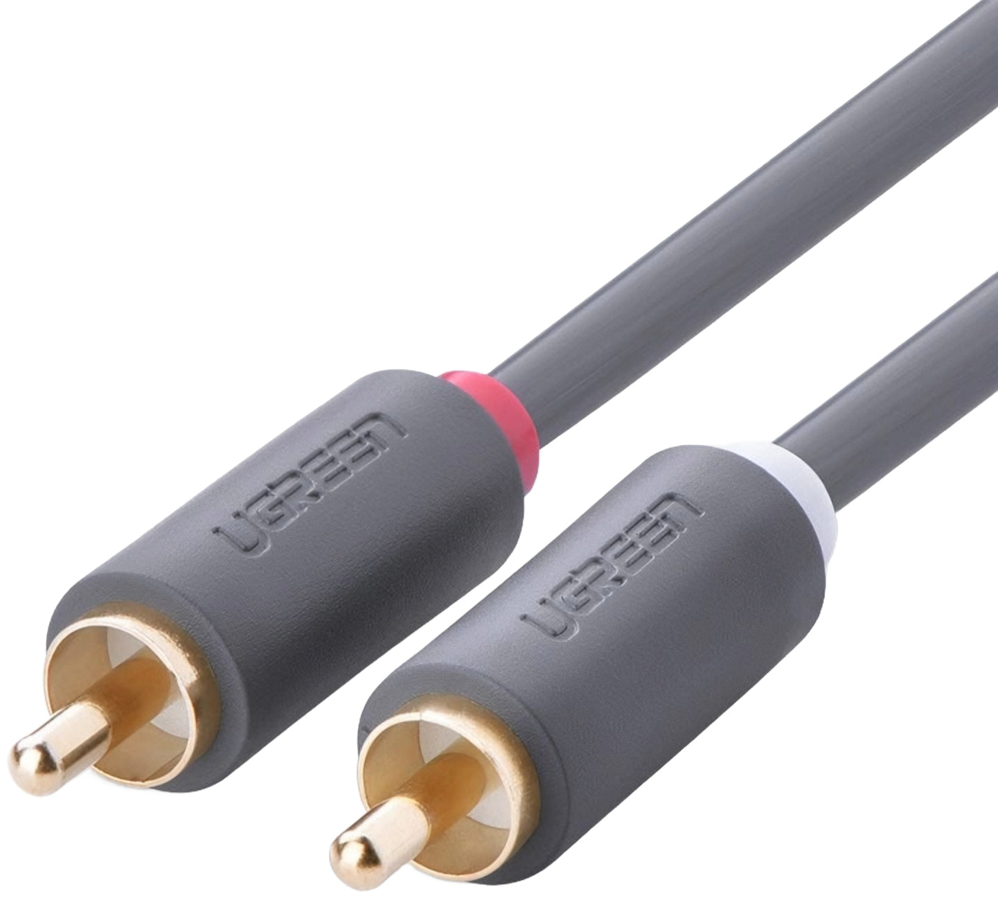 Audio kabel UGREEN AV104, 2 x RCA - 2 x RCA, 5m, Crni