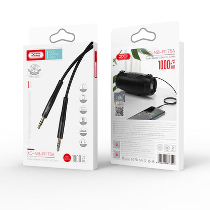 Audio kabel 3.5mm - 3.5mm XO Design NB-R175B, 2m, Crni