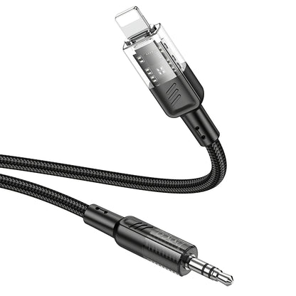 Audio kabel Lightning - 3.5mm HOCO UPA27, 1.2m, Crni