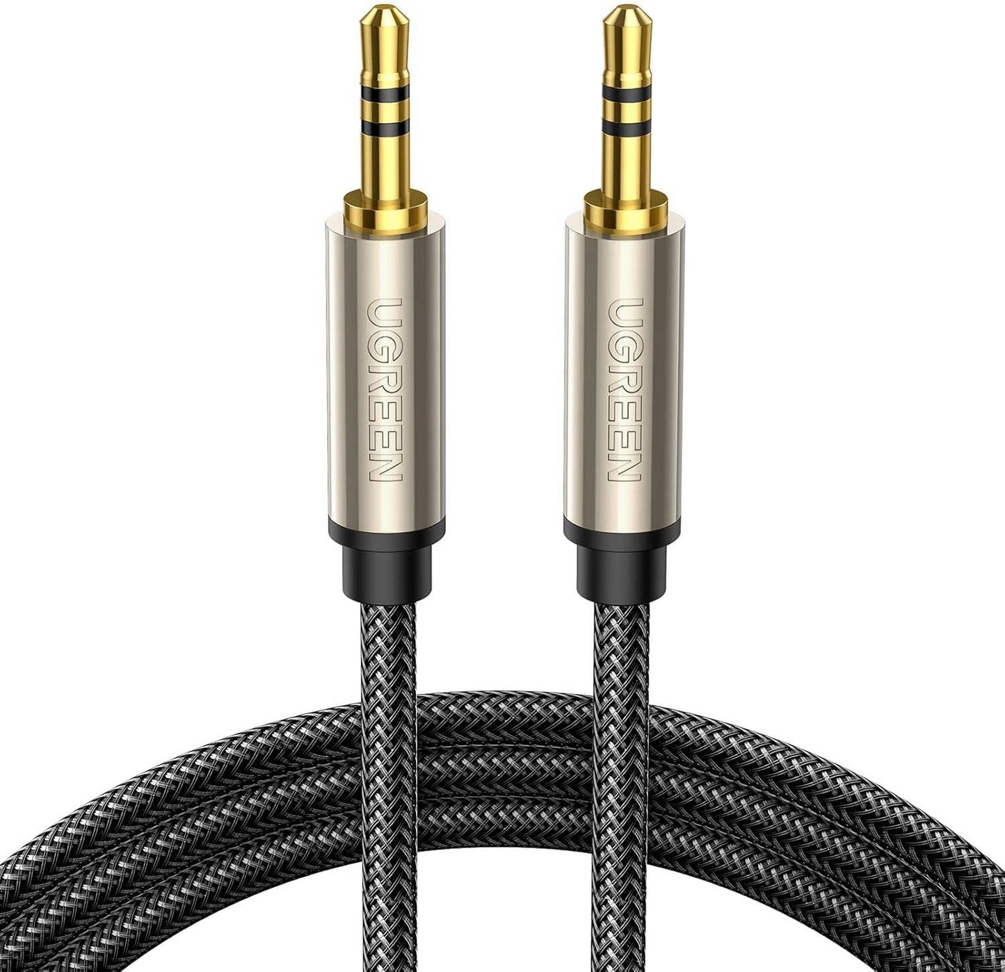Audio kabel 3.5mm - 3.5mm UGREEN AV125, 2m, sivi