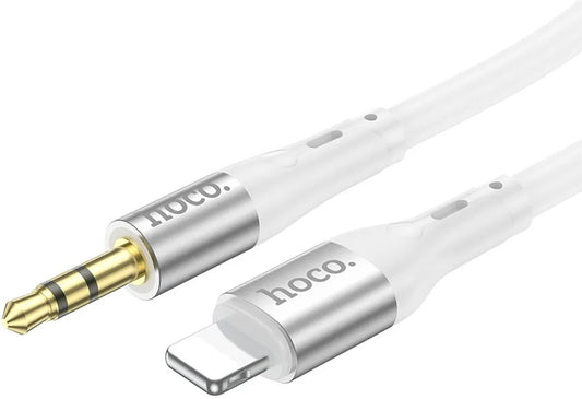 Audio kabel Lightning - 3.5mm HOCO UPA22, 1m, Bijeli