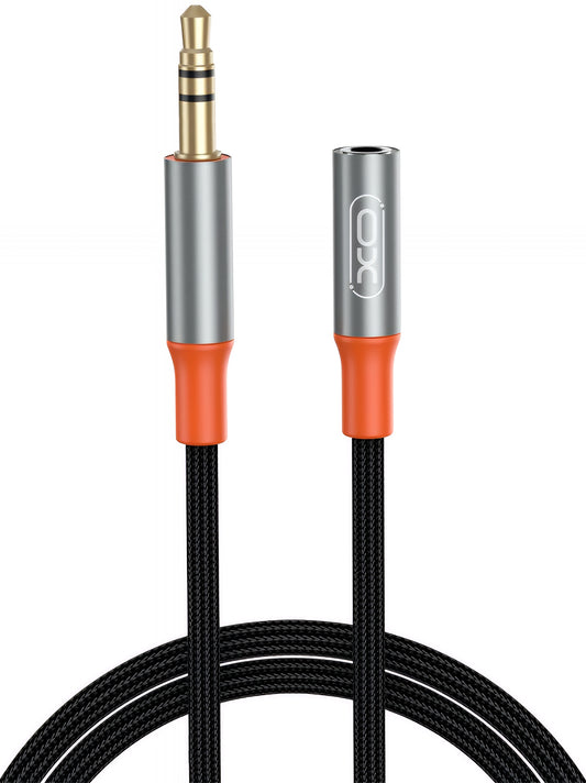 Audio kabel 3.5mm - 3.5mm XO Design NB-R269A, 1m, Crni