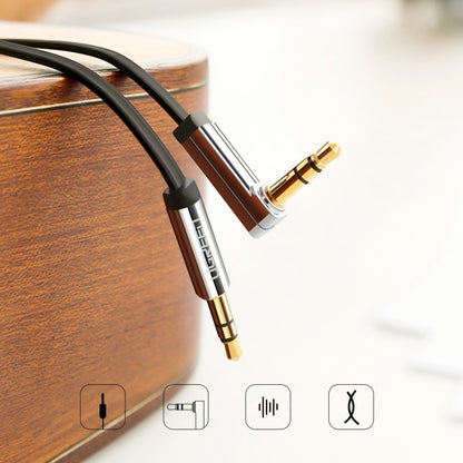 Audio kabel 3.5mm - 3.5mm UGREEN AV119 Angled, 3m, Crni