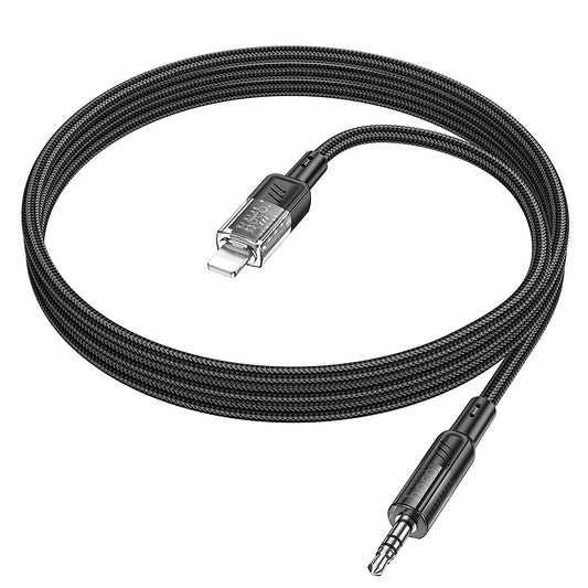 Audio kabel Lightning - 3.5mm HOCO UPA27, 1.2m, Crni