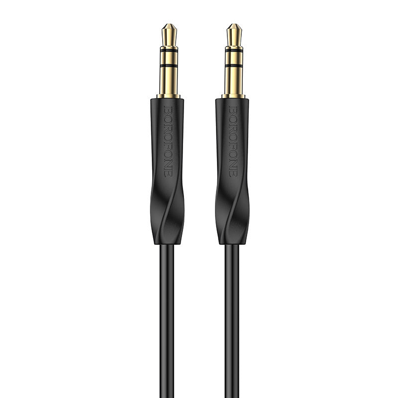 Audio kabel 3.5mm - 3.5mm Borofone BL16, 1m, Crni