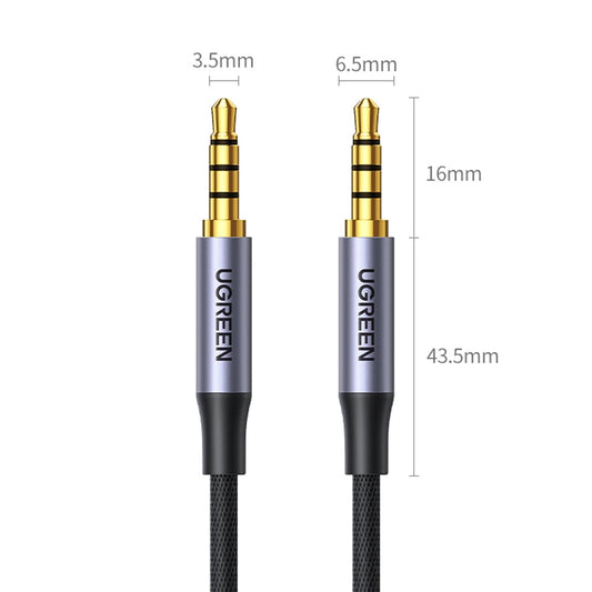 Audio kabel 3.5mm - 3.5mm UGREEN AV183, 2m, Crni