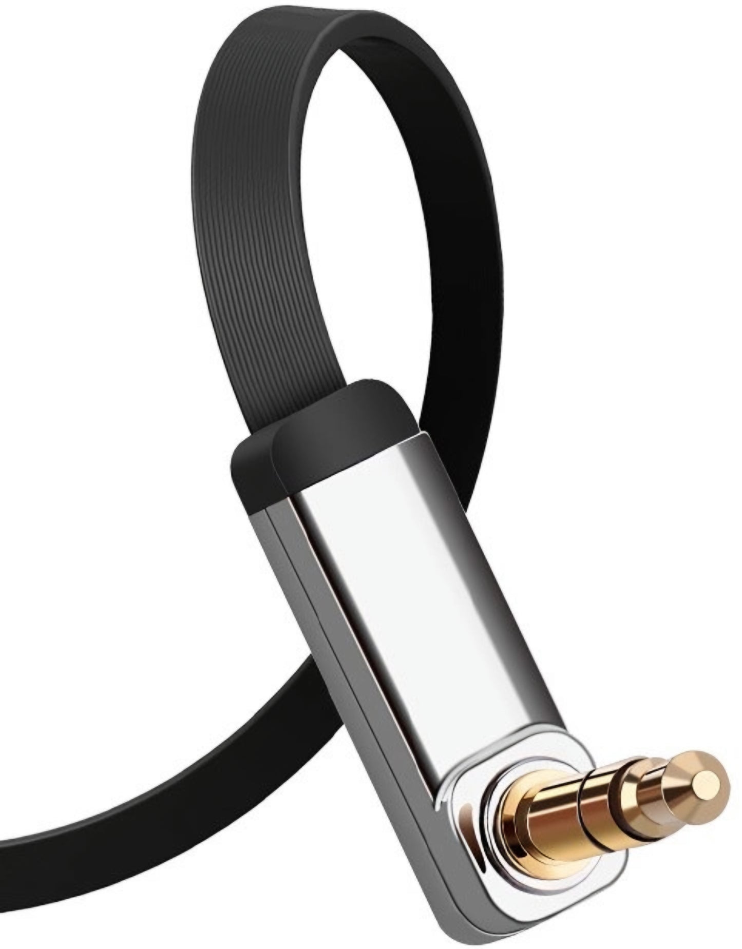 Audio kabel 3.5mm - 3.5mm UGREEN AV119 Angled, 2m, Crni