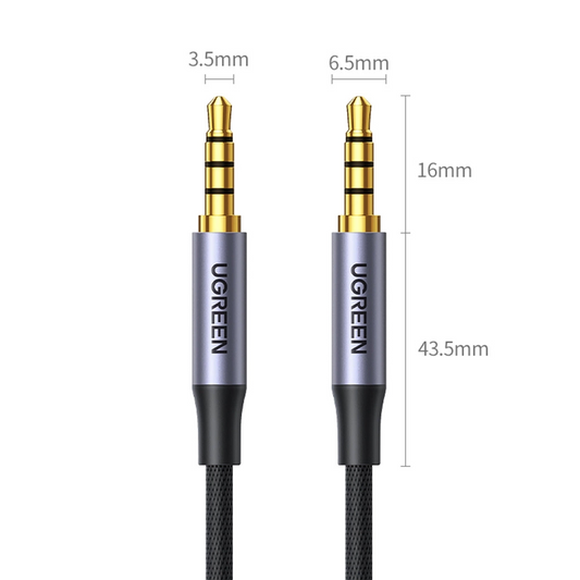 Audio kabel 3.5mm - 3.5mm UGREEN AV183, 1.5m, Crna
