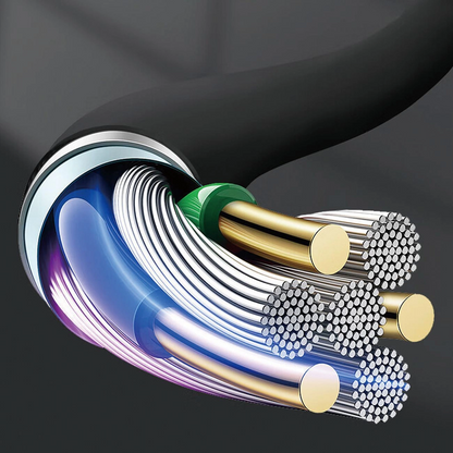 Audio kabel 3.5mm - 3.5mm Dudao L12s, 1m, Crna