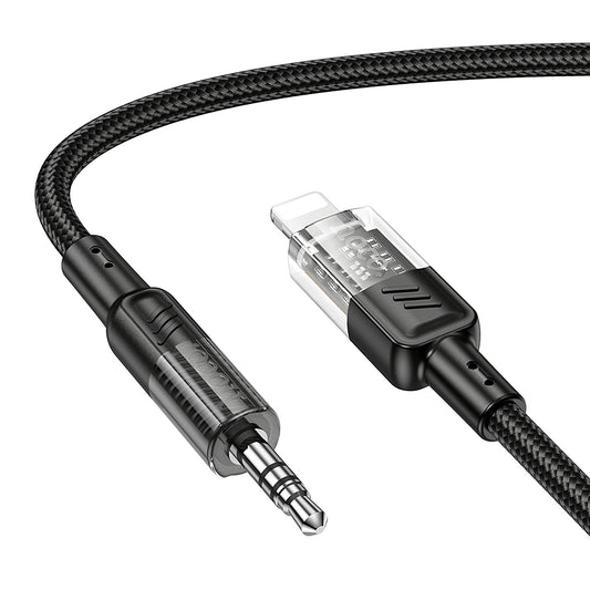 Audio kabel Lightning - 3.5mm HOCO UPA27, 1.2m, Crni