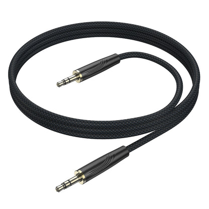 Audio kabel 3.5mm - 3.5mm Borofone BL23 Refinado, 1m, Crni