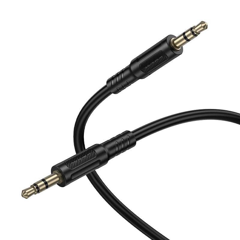 Audio kabel 3.5mm - 3.5mm Borofone BL25 Nice, 1m, Crni