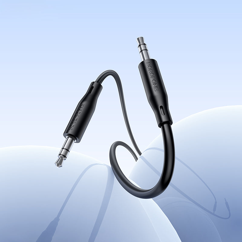 Audio kabel 3.5mm - 3.5mm Borofone BL26 Standard, 1m, Crna