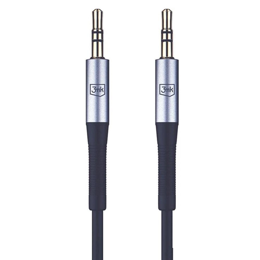 Audio kabel 3,5 mm - 3,5 mm 3MK, 1 m, Crna