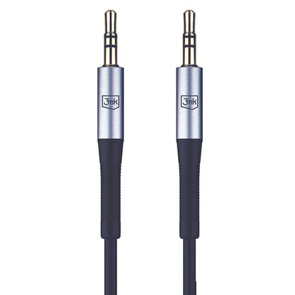Audio kabel 3,5 mm - 3,5 mm 3MK, 1 m, Crna
