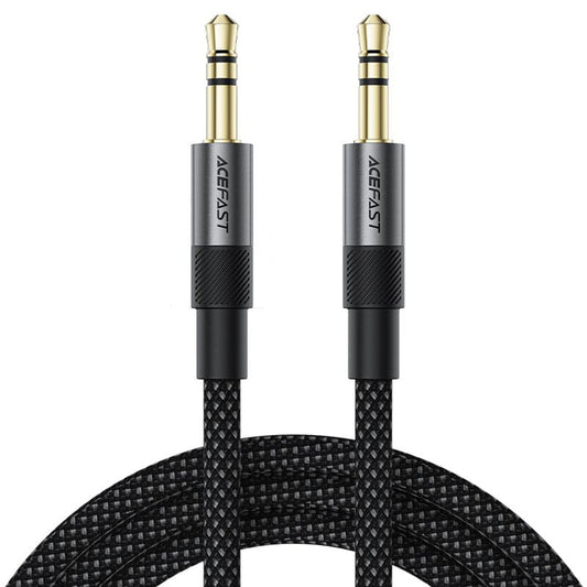 Audio kabel 3.5mm - 3.5mm Acefast J10, 1m, Crni
