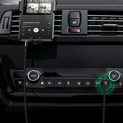 Audio kabel 3.5mm - 3.5mm Acefast J10, 1m, Crni
