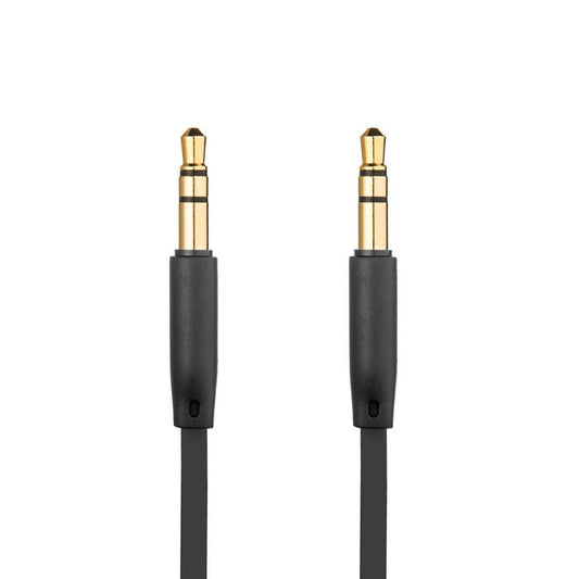 Audio kabel 3.5mm - 3.5mm Fixed, 1m, Crni