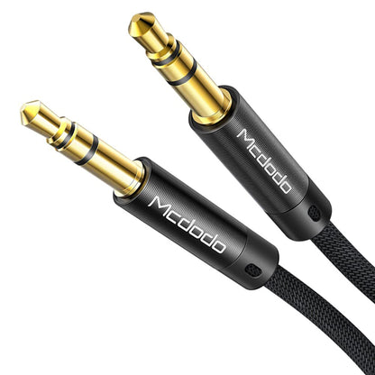 Audio kabel 3.5mm - 3.5mm McDodo CA-6640, 1.2m, Crni