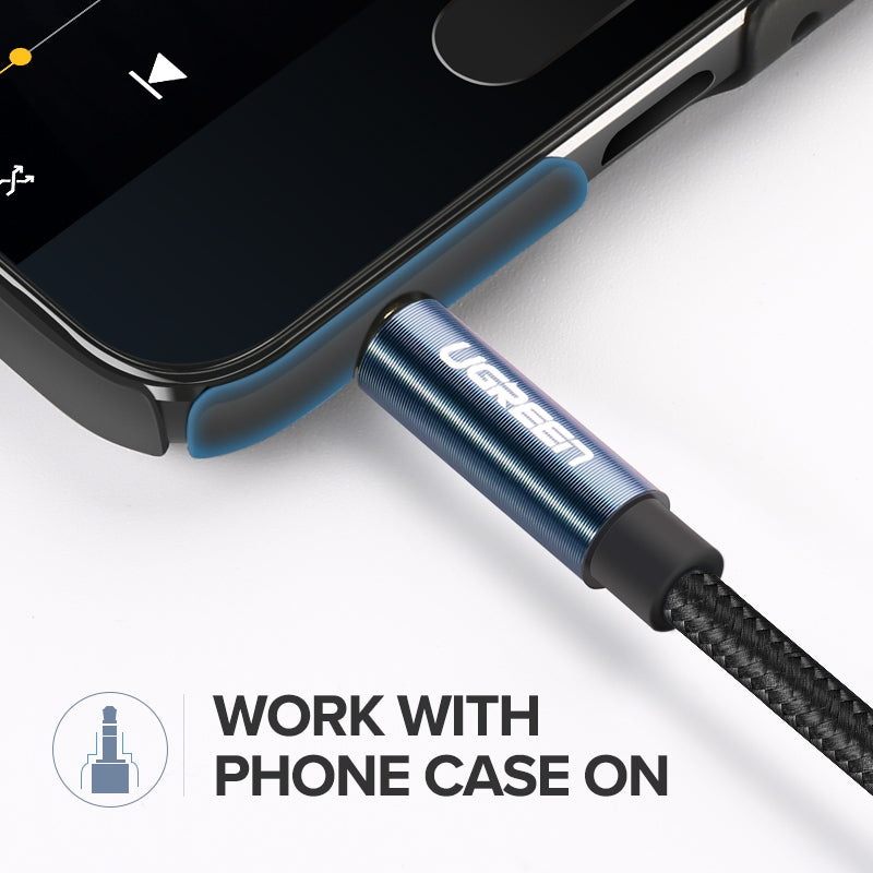 Audio kabel 3.5mm - 3.5mm UGREEN AV112, 1.5m, Plavi
