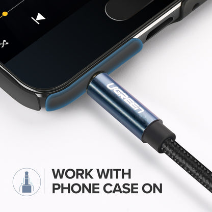 Audio kabel 3.5mm - 3.5mm UGREEN AV112, 1.5m, Plavi