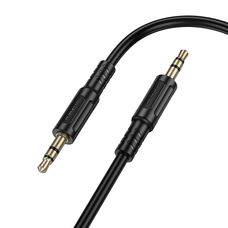 Audio kabel 3.5mm - 3.5mm Borofone BL25 Nice, 1m, Crni