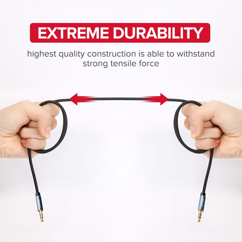 Audio kabel 3.5mm - 3.5mm UGREEN AV112, 1.5m, Plavi