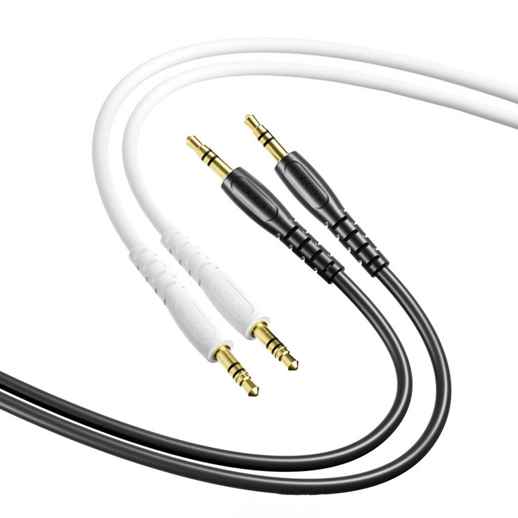 Audio kabel 3.5mm - 3.5mm XO Design NB-R270, 1m, Crni