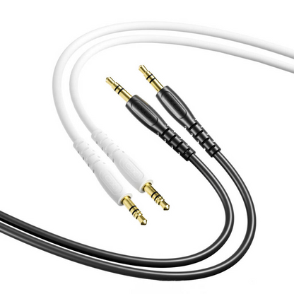 Audio kabel 3.5mm - 3.5mm XO Design NB-R270, 1m, Crni