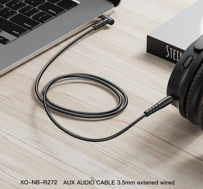 Audio kabel 3.5mm - 3.5mm XO Design NB-R272, 1m, Crni