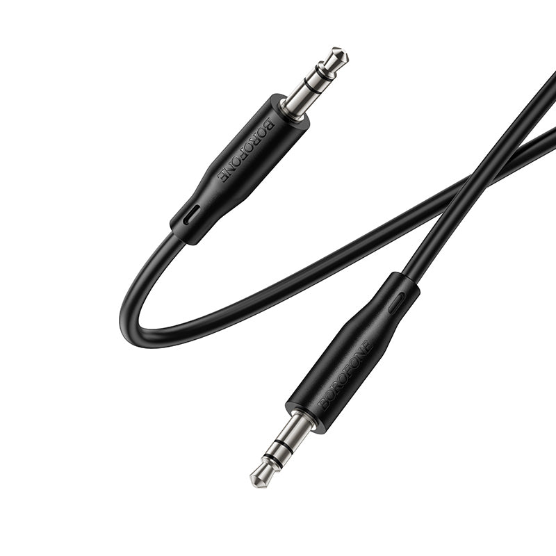 Audio kabel 3.5mm - 3.5mm Borofone BL26 Standard, 1m, Crna