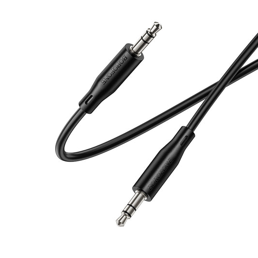 Audio kabel 3.5mm - 3.5mm Borofone BL26 Standard, 1m, Crna