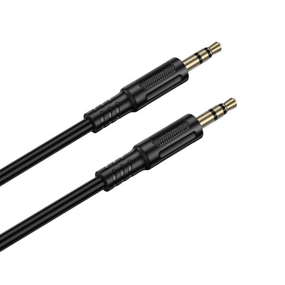 Audio kabel 3.5mm - 3.5mm Borofone BL25 Nice, 1m, Crni