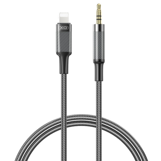 Audio kabel Lightning - 3.5mm XO Design NB-R279A, 1m, Crni
