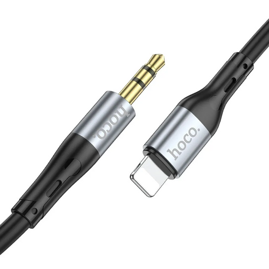 Audio kabel Lightning - 3.5mm HOCO UPA22, 1m, Crni