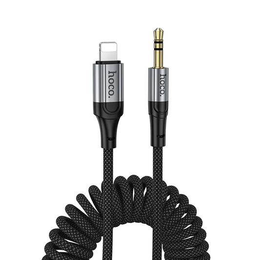 Audio kabel Lightning - 3.5mm HOCO UPA33A, 1.5m, Crni