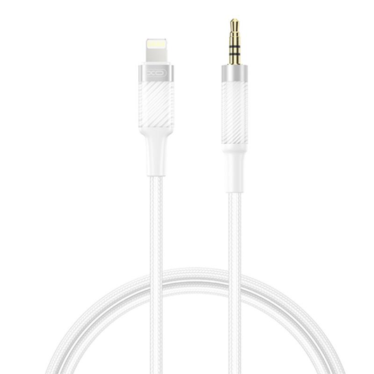 Audio kabel Lightning - 3.5mm XO Design NB-R279A, 1m, Bijeli