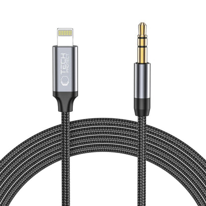 Audio kabel Lightning - 3.5mm Tech-Protect Ultraboost, 1m, Crni