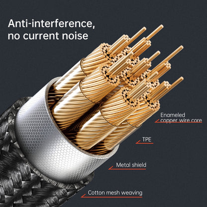 Audio kabel Lightning - 3.5mm McDodo CA-0780 Castle, 1.2m, Crni