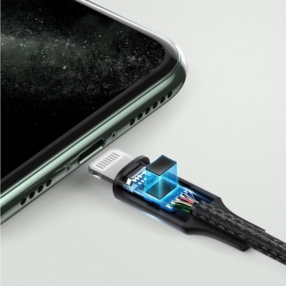 Audio kabel Lightning - 3.5mm UGREEN US315 (70509), 1m, Crni