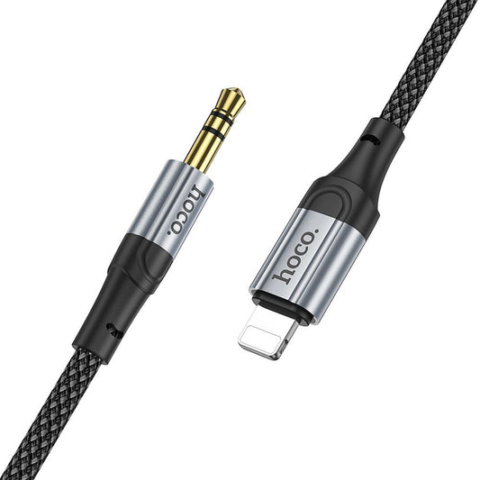 Audio kabel Lightning - 3.5mm HOCO UPA26, 1m, Crni