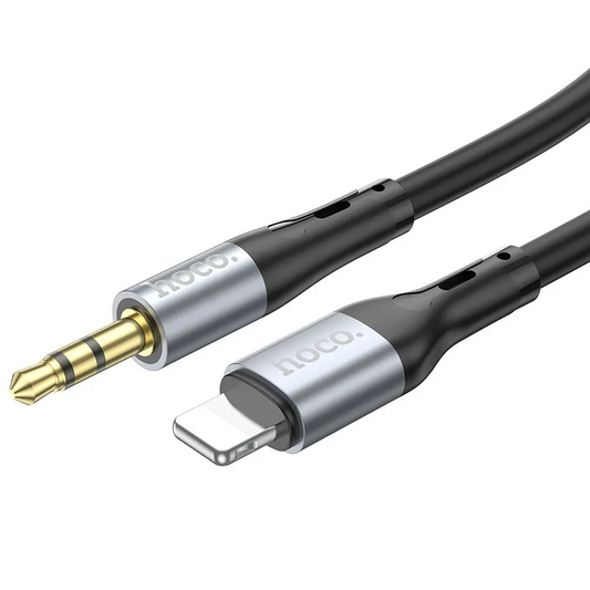 Audio kabel Lightning - 3.5mm HOCO UPA22, 1m, Crni